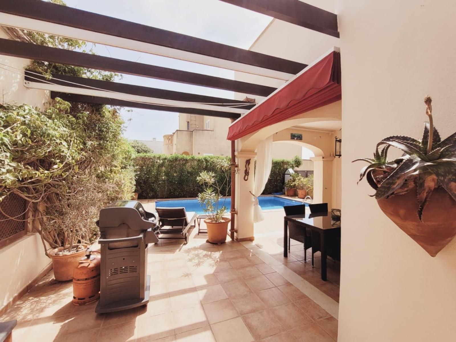 Cala Mandia  Ferienhaus Casa Yelmo מראה חיצוני תמונה